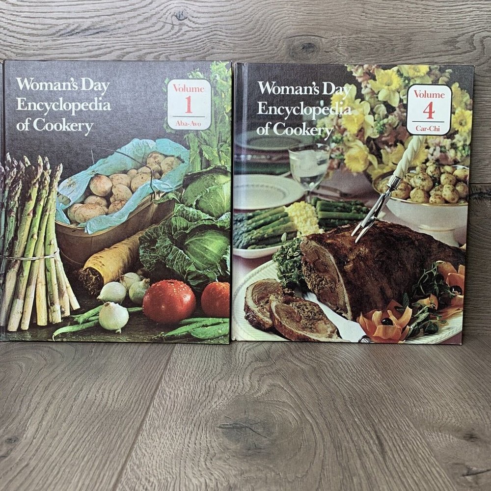 Woman's Day Encyclopedia of Cookery 1979  Vol. 1 & 4